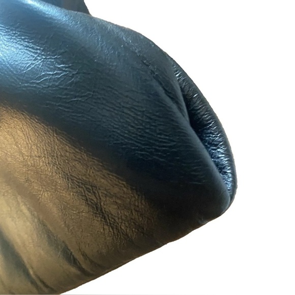 Vintage Ande leather clutch chain bag purse black - Picture 3 of 5